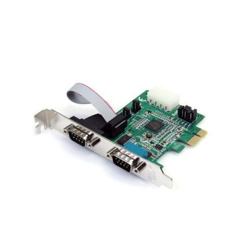 DUAL SERIAL CARD PCIE X1/Dual Port RS232 über Splitterkabel für F/ Fujitsu CELSIUS W410, W510 und ESPRIMO C700, E500, E700, E900